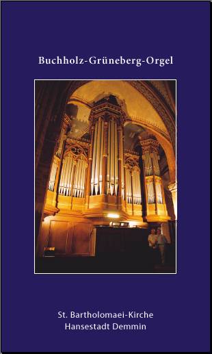 Festschrift zur Orgelweihe